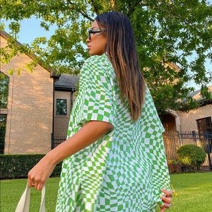 Frozen Limemade Green Check Shorts